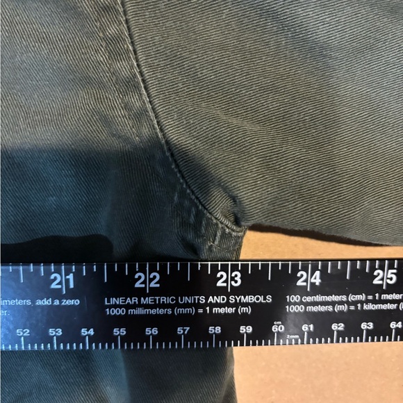 Vintage Coleman Olive Button-Up Shacket. - Picture 14 of 16